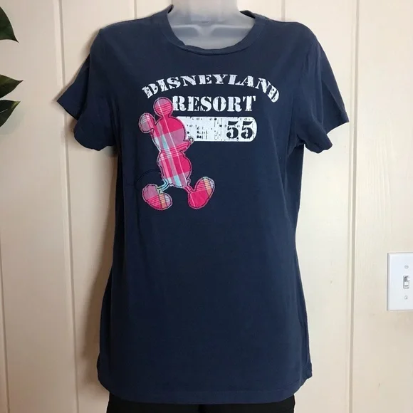 Disneyland Disney Mickey Mouse Blouse 
Large 10 - 12 (fits small) 
100% Cotton - Picture 6 of 12